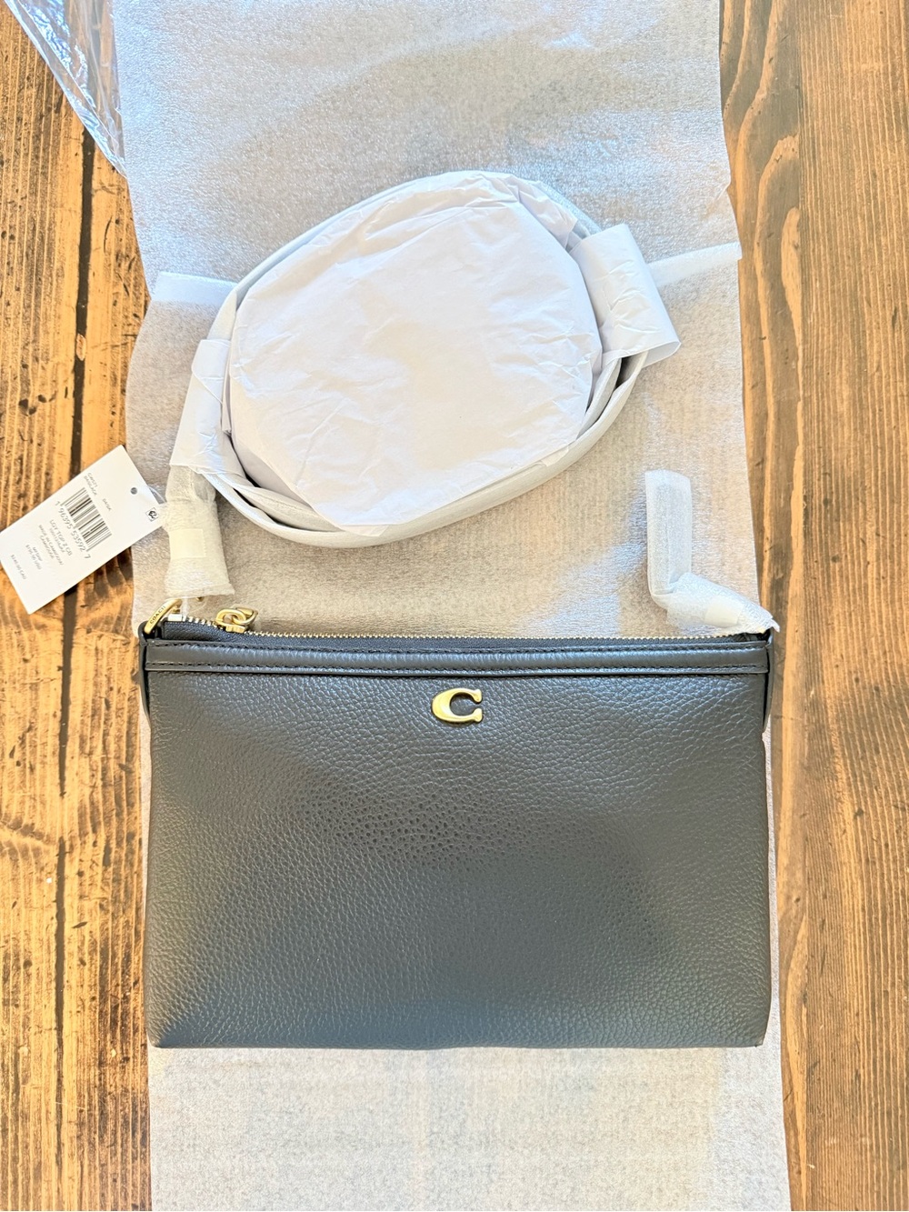 Coach Black Legacy Small Refined Pebble Leather Crossbody Bag - Picture 2 of 5